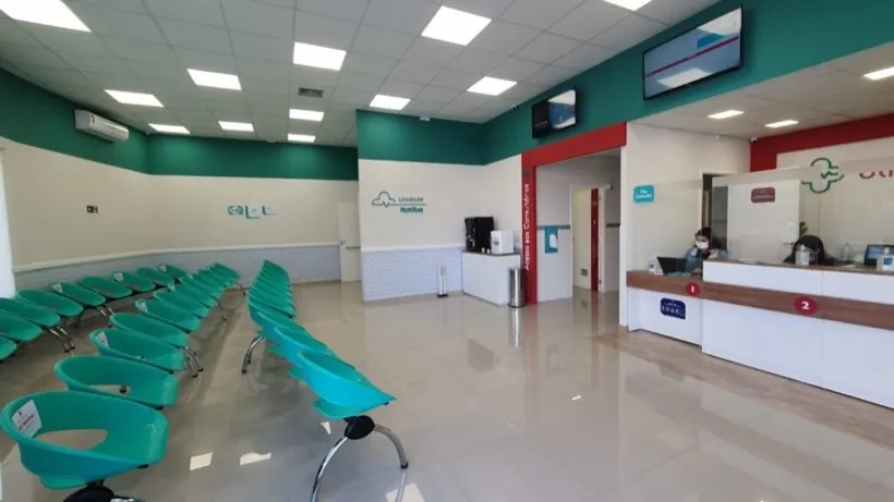 Recepção da clínica